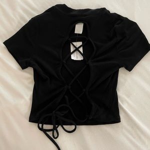 Windsor open back crop NWT